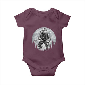 Vintage Bigfoot Firefighter Baby Onesie First Responder Fireman Gift