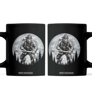 Vintage Bigfoot Firefighter Coffee Mug First Responder Fireman Gift