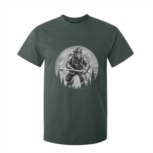 Vintage Bigfoot Firefighter T Shirt For Kid First Responder Fireman Gift