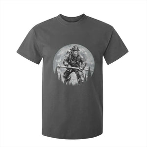 Vintage Bigfoot Firefighter T Shirt For Kid First Responder Fireman Gift
