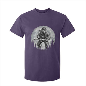 Vintage Bigfoot Firefighter T Shirt For Kid First Responder Fireman Gift