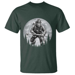 Vintage Bigfoot Firefighter T Shirt First Responder Fireman Gift