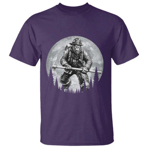 Vintage Bigfoot Firefighter T Shirt First Responder Fireman Gift