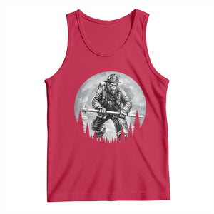Vintage Bigfoot Firefighter Tank Top First Responder Fireman Gift