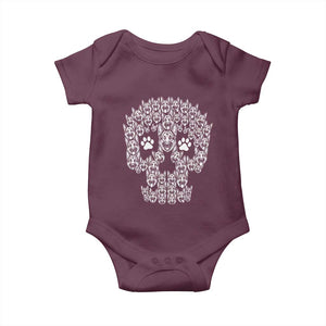 Funny German Shepherd Skull Halloween Baby Onesie Dog Lover Spooky Gift