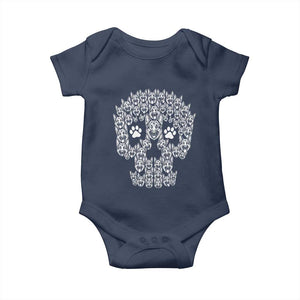 Funny German Shepherd Skull Halloween Baby Onesie Dog Lover Spooky Gift