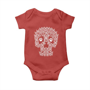 Funny German Shepherd Skull Halloween Baby Onesie Dog Lover Spooky Gift