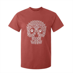 Funny German Shepherd Skull Halloween T Shirt For Kid Dog Lover Spooky Gift