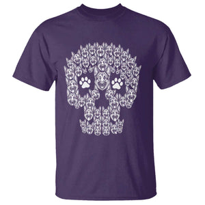Funny German Shepherd Skull Halloween T Shirt Dog Lover Spooky Gift