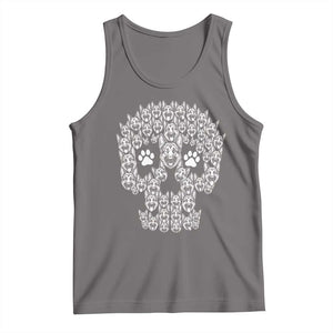 Funny German Shepherd Skull Halloween Tank Top Dog Lover Spooky Gift