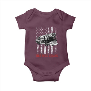Fire Department Emergency Crew Vehicle Gift Baby Onesie Wee Woo Squad