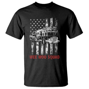 Fire Department Emergency Crew Vehicle Gift T Shirt Wee Woo Squad
