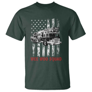 Fire Department Emergency Crew Vehicle Gift T Shirt Wee Woo Squad