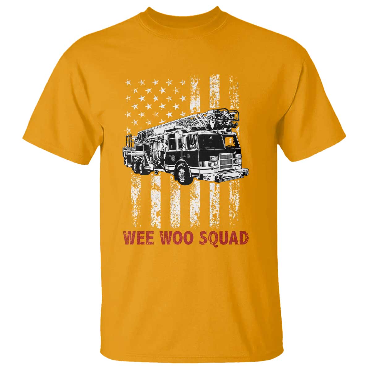 Fire Department Emergency Crew Vehicle Gift T Shirt Wee Woo Squad