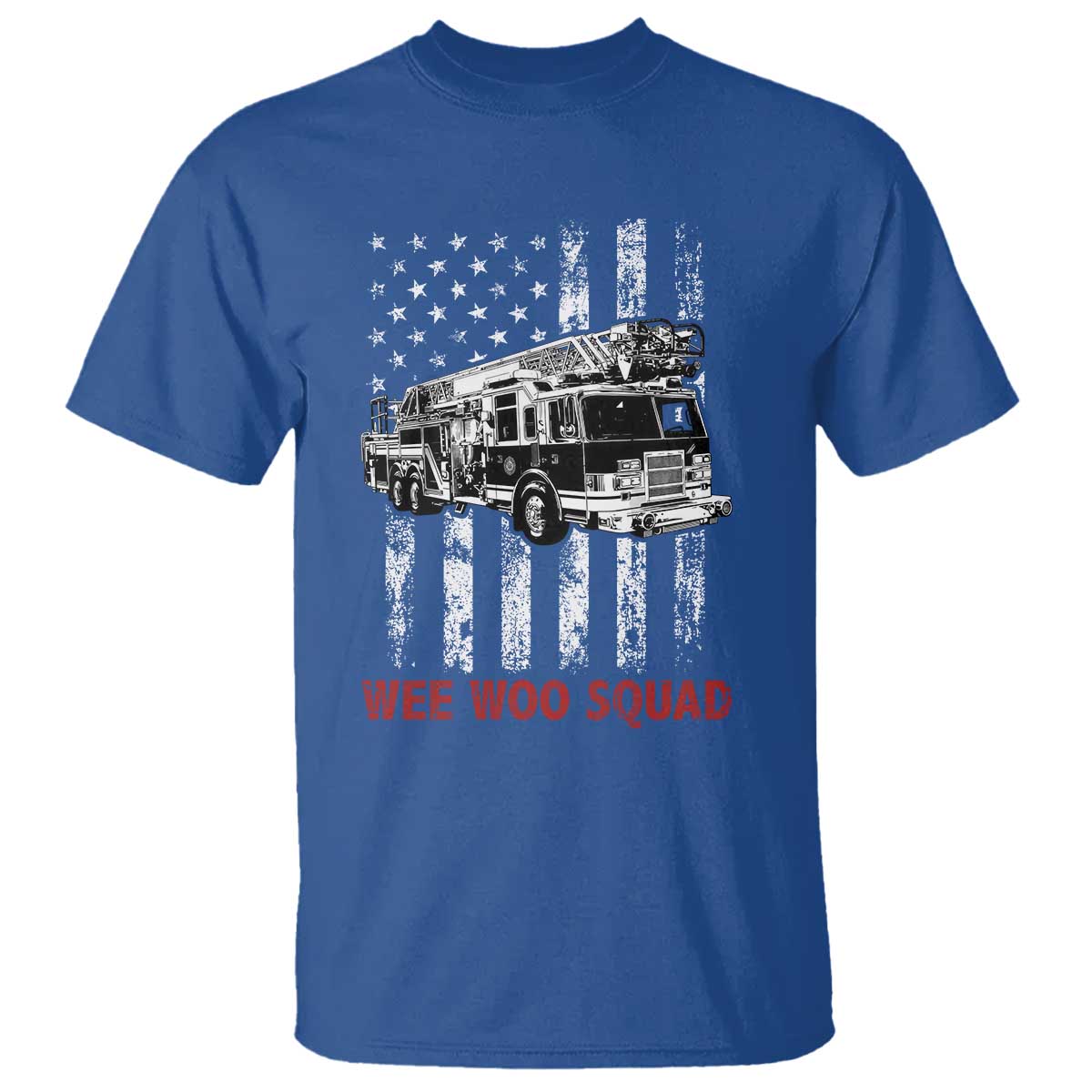 Fire Department Emergency Crew Vehicle Gift T Shirt Wee Woo Squad