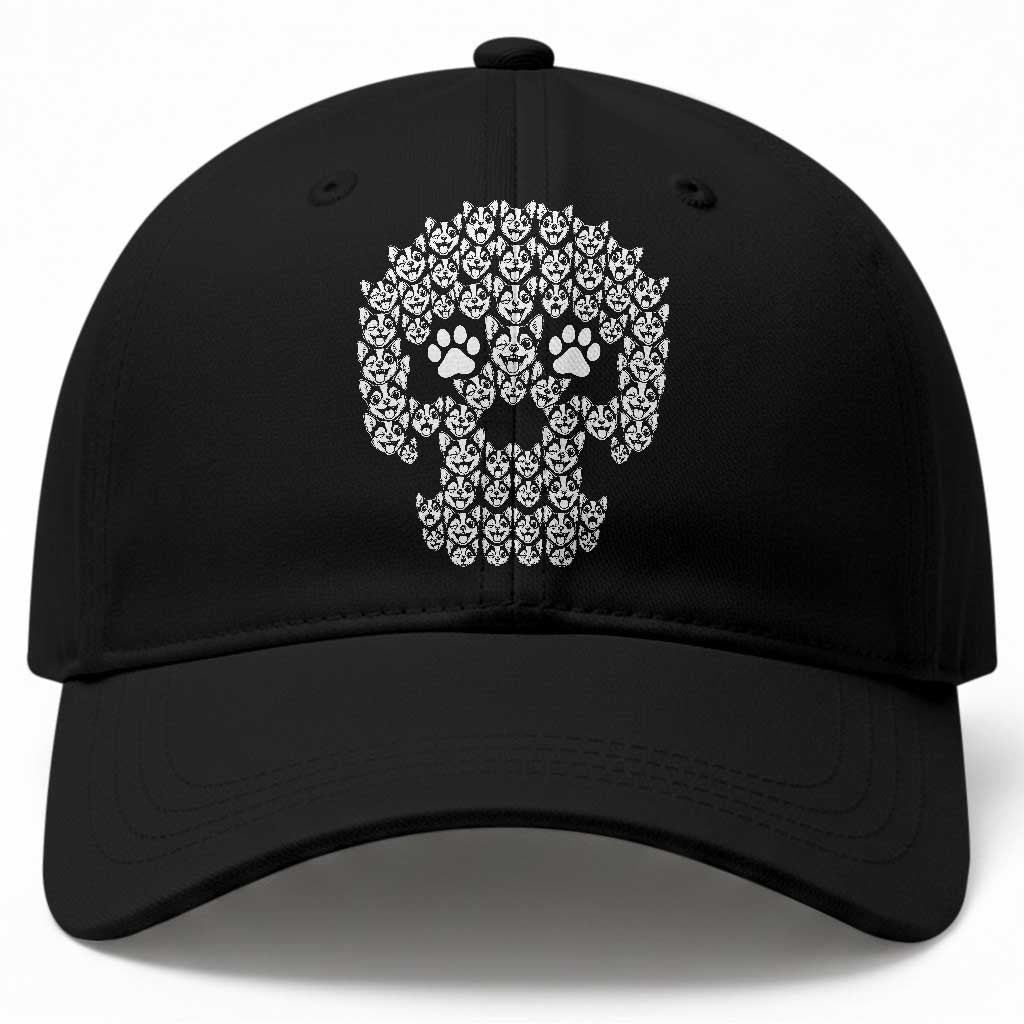 Funny Chihuahua Skull Halloween Baseball Cap Dog Lover Spooky Gift