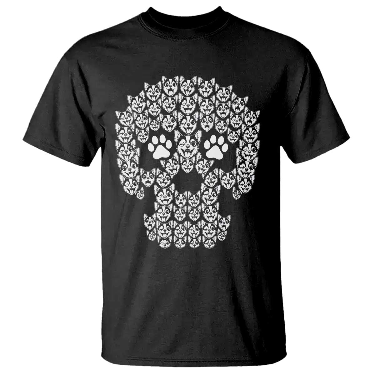 Funny Chihuahua Skull Halloween T Shirt Dog Lover Spooky Gift