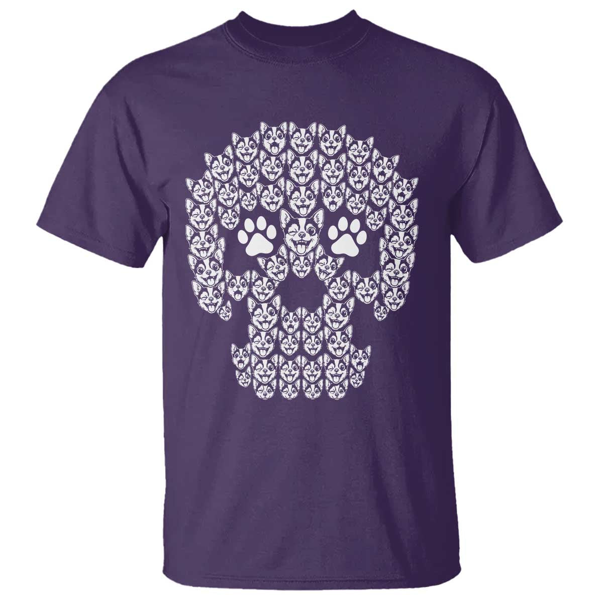 Funny Chihuahua Skull Halloween T Shirt Dog Lover Spooky Gift