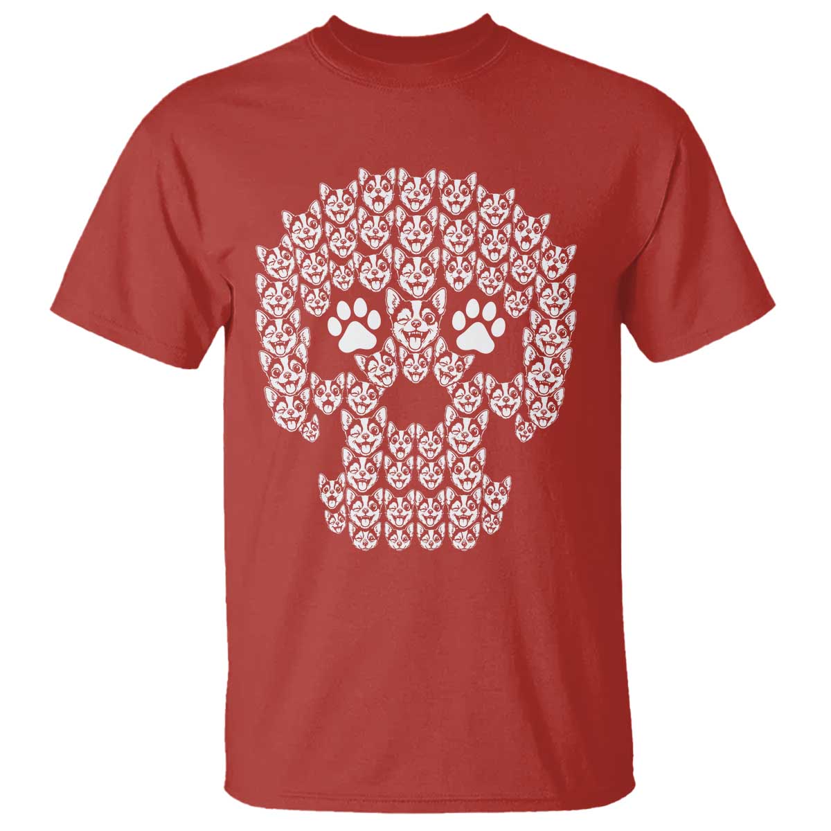 Funny Chihuahua Skull Halloween T Shirt Dog Lover Spooky Gift
