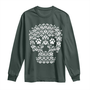 Funny Corgi Skull Halloween Long Sleeve Shirt Dog Lover Spooky Gift
