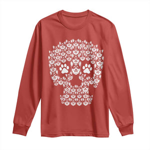 Funny Corgi Skull Halloween Long Sleeve Shirt Dog Lover Spooky Gift
