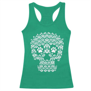 Funny Corgi Skull Halloween Racerback Tank Top Dog Lover Spooky Gift