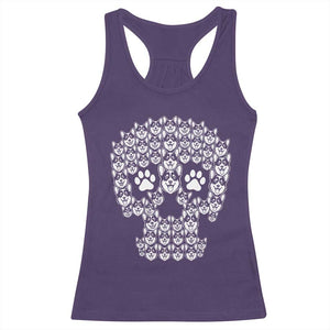 Funny Corgi Skull Halloween Racerback Tank Top Dog Lover Spooky Gift