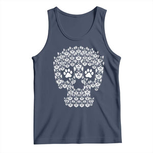 Funny Corgi Skull Halloween Tank Top Dog Lover Spooky Gift