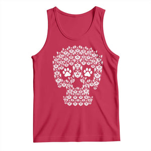 Funny Corgi Skull Halloween Tank Top Dog Lover Spooky Gift
