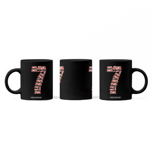 Fire Truck 7th Birthday Coffee Mug Firefighter Gift For Seven Year Old Kid