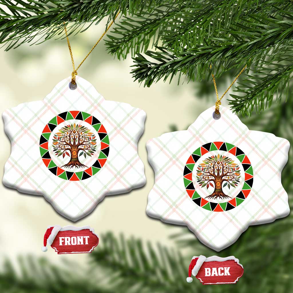 Kwanzaa Tree Of Life Ceramic Ornament African American Holiday Gift TS12 Print Your Wear