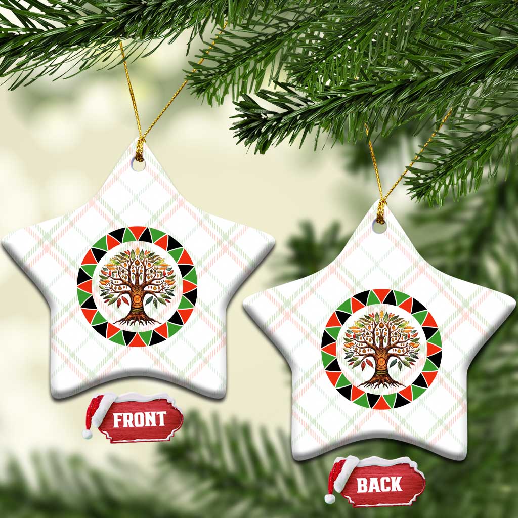 Kwanzaa Tree Of Life Ceramic Ornament African American Holiday Gift TS12 Print Your Wear