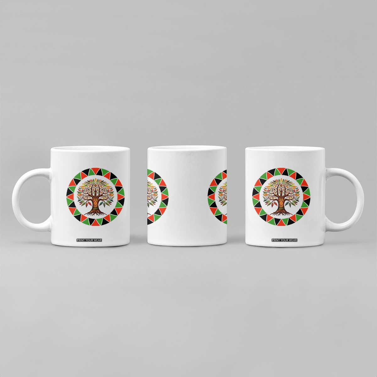 Kwanzaa Tree Of Life Coffee Mug African American Holiday Gift TS12 Print Your Wear