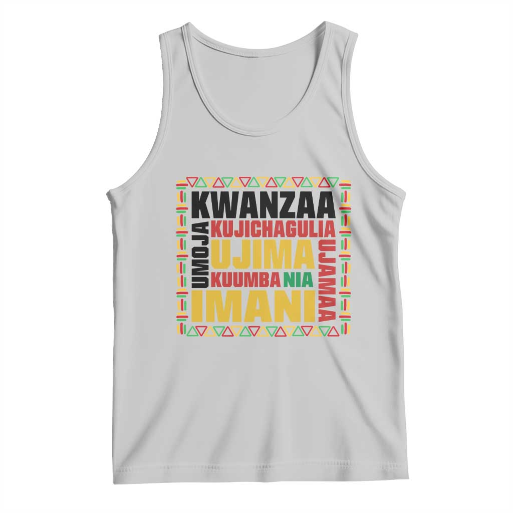 Nguzo Saba Seven Principles Tank Top African Heritage Celebration Gift TS12 Ash Print Your Wear