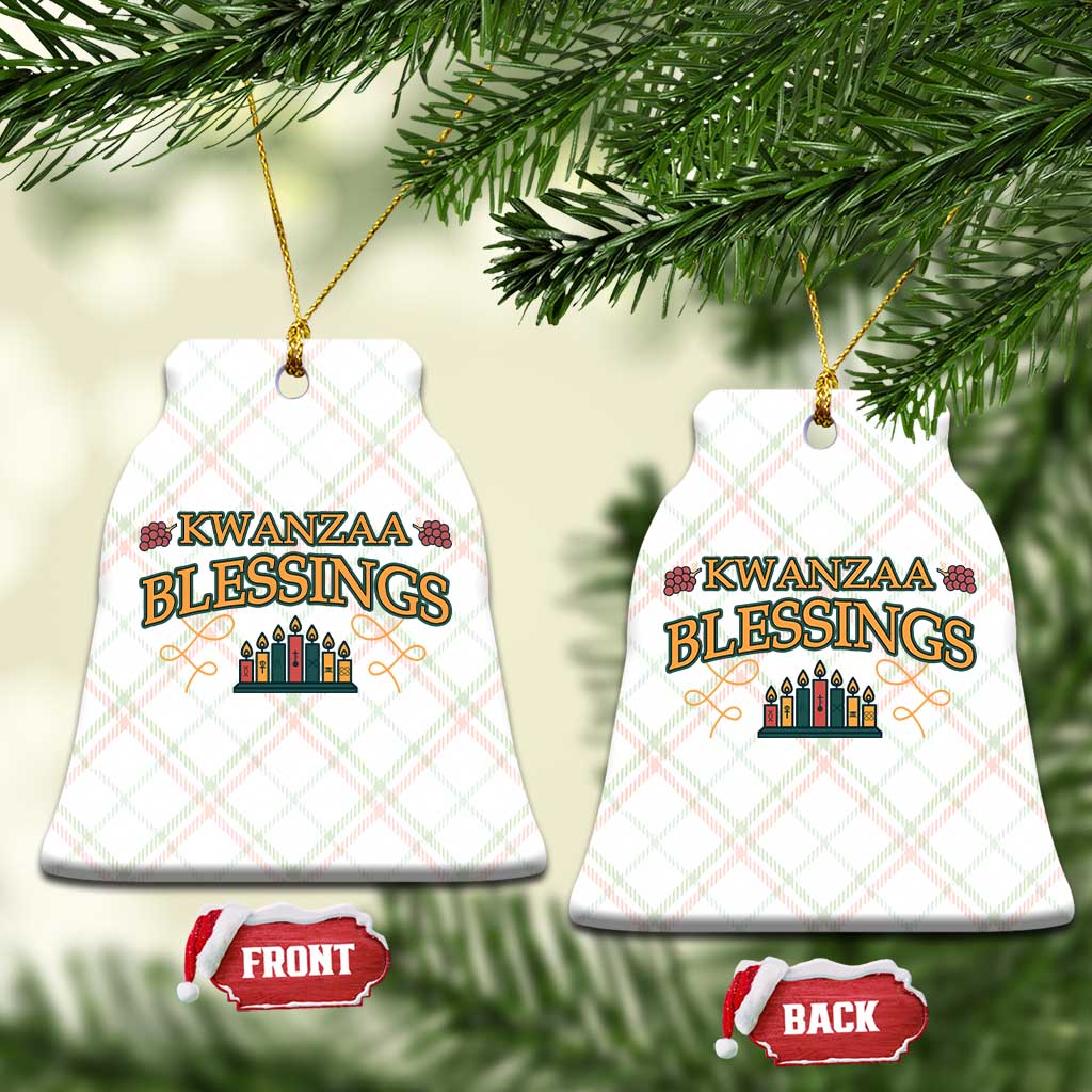 Kwanzaa Blessings Ceramic Ornament African Heritage Celebration Gift TS12 Print Your Wear