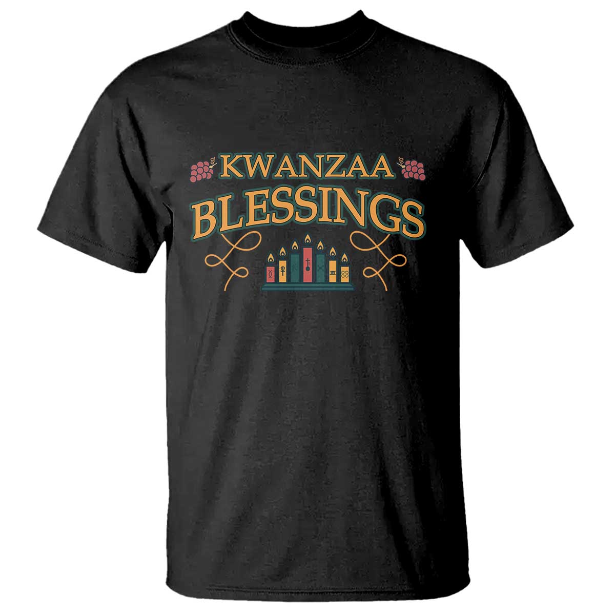 Kwanzaa Blessings T Shirt African Heritage Celebration Gift TS12 Black Print Your Wear
