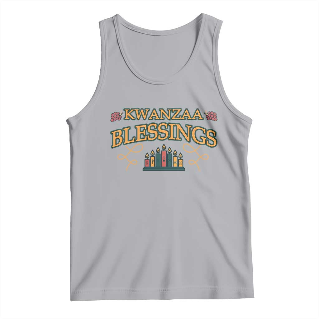 Kwanzaa Blessings Tank Top African Heritage Celebration Gift TS12 Athletic Heather Print Your Wear