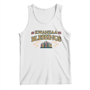 Kwanzaa Blessings Tank Top African Heritage Celebration Gift TS12 White Print Your Wear