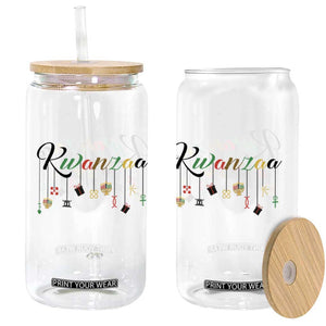 Kwanzaa Glass Can Lights Of Unity Seven Principles Heritage Gift TS12 Print Your Wear