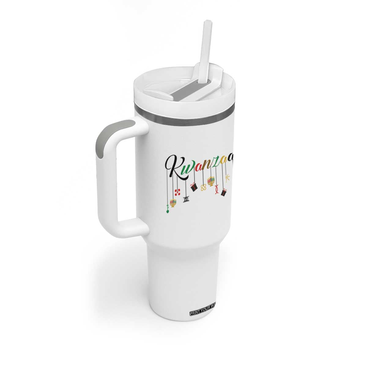 Kwanzaa Tumbler With Handle Lights Of Unity Seven Principles Heritage Gift TS12 Print Your Wear