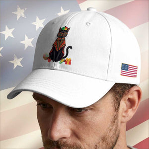 Cute Kwanzaa Cat Dashiki Baseball Cap African Heritage Gift TS12 Print Your Wear