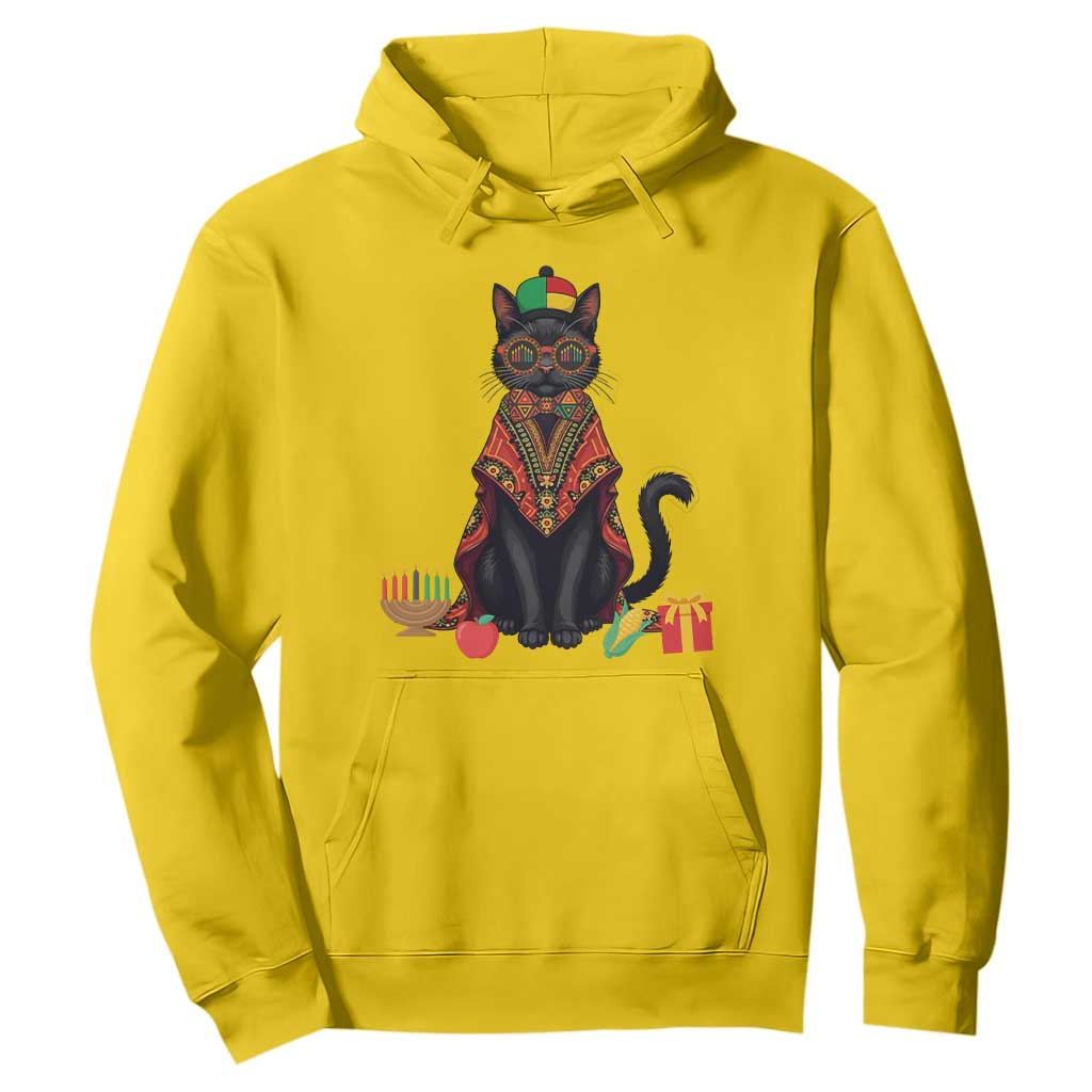 Cute Kwanzaa Cat Dashiki Hoodie African Heritage Gift TS12 Daisy Print Your Wear