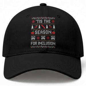 Christmas Special Education Educator Baseball Cap Tis The Season For Inclusion