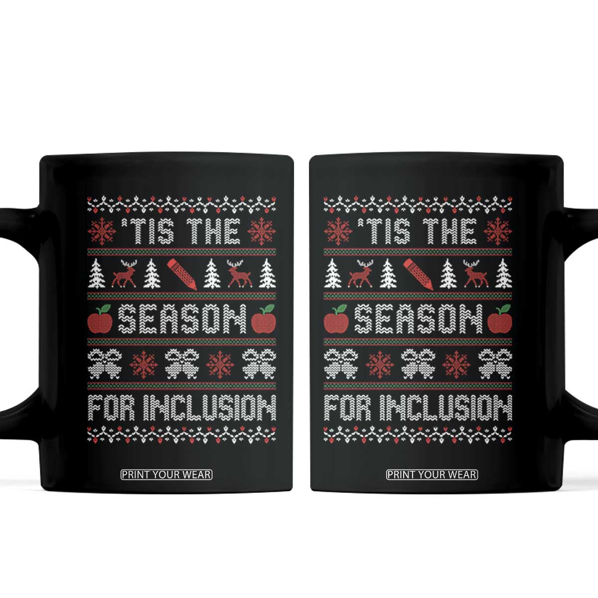 Christmas Special Education Educator Coffee Mug Tis The Season For Inclusion