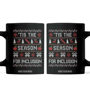 Christmas Special Education Educator Coffee Mug Tis The Season For Inclusion