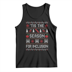 Christmas Special Education Educator Tank Top Tis The Season For Inclusion