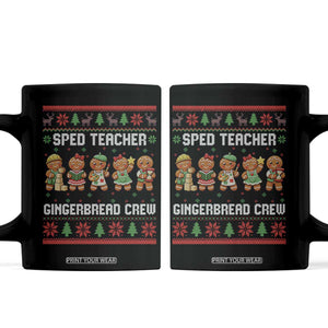 Gingerbread SPED Teacher Coffee Mug Christmas Special Education Crew Gift