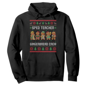 Gingerbread SPED Teacher Hoodie Christmas Special Education Crew Gift