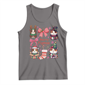 Merry Pigmas Tank Top Funny Guinea Pig Cavy Lover Holiday Gift TS12 Deep Heather Print Your Wear