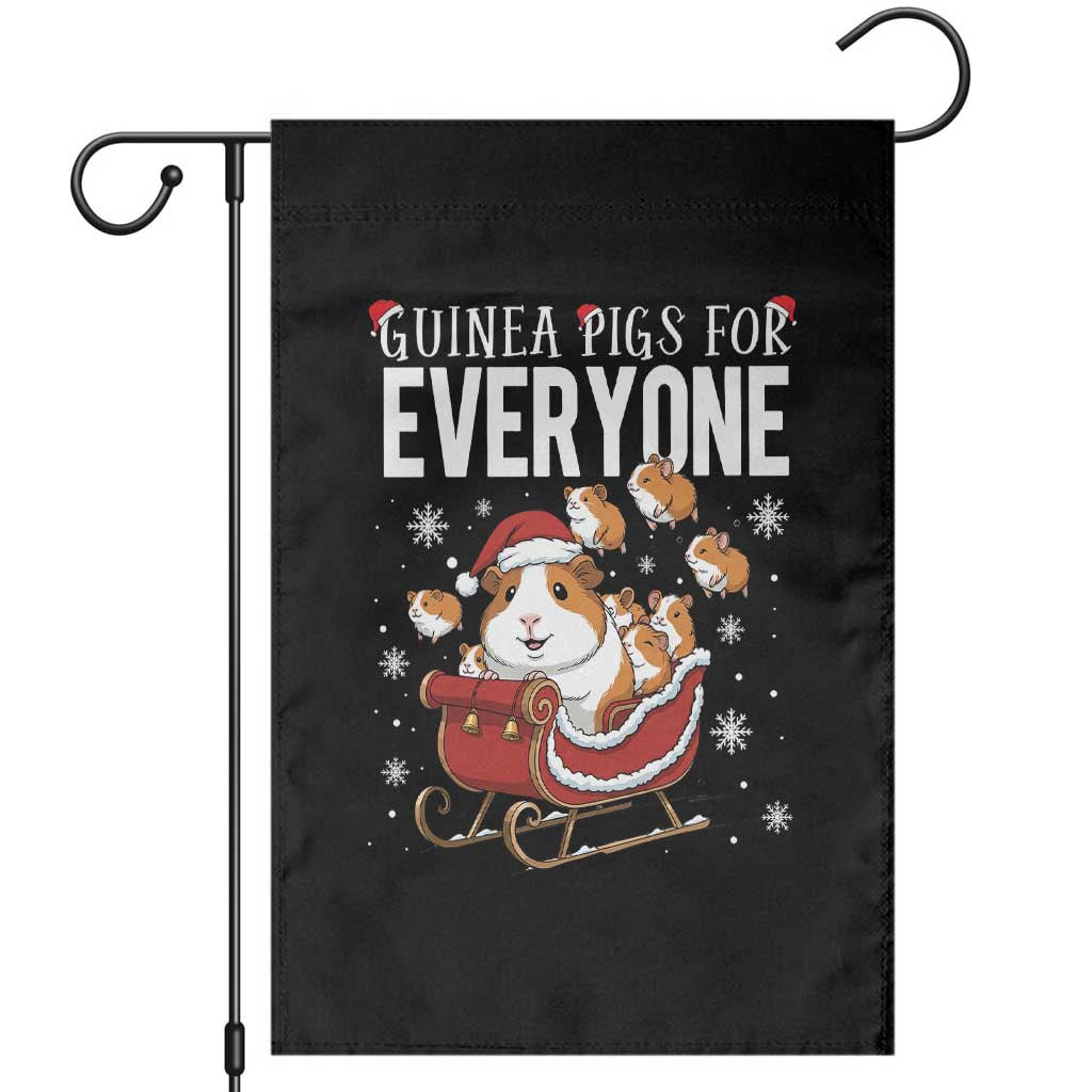 Christmas Guinea Pigs For Everyone Garden Flag Funny Cavy Lover Gift TS12 Black Print Your Wear